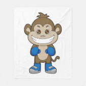 Couverture Polaire Gants de boxe de singe (Devant)