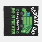 Couverture Polaire Garbage Day Kids City Garbage Truck (Devant (Horizontal))