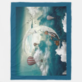 Couverture Polaire Garçon de Lune (Devant)