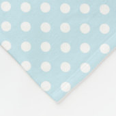 Couverture Polaire Garçon personnalisé de la verdure Wreath Blue Elep (Coin)