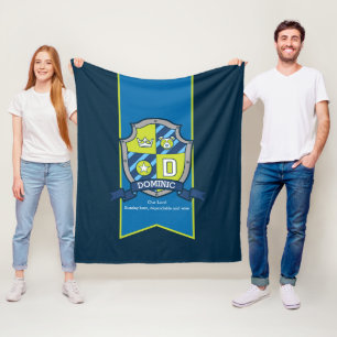 Couverture Polaire Garçons Dominic ou lettre D nom signifiant couvert