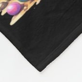 Couverture Polaire Garçons Joyeux Camion Monstre de Pâques Oeufs de P (Coin)