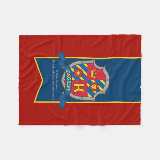 Couverture Polaire Garçons Kingsley ou K nom et signification couvert (Devant (Horizontal))