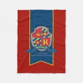 Couverture Polaire Garçons Kingsley ou K nom et signification couvert (Devant)