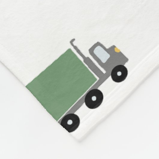 Couverture Polaire Garçons transport mignonne Motif automobile Monogr (Coin)