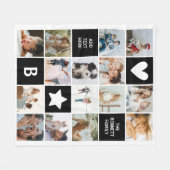 Couverture Polaire Garde-photo personnalisée moderne (Devant (Horizontal))