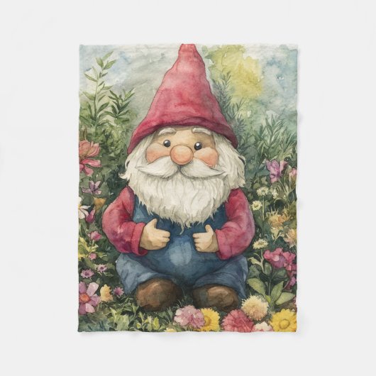 Couverture Polaire Garden Gnome (Devant)