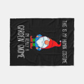 Couverture Polaire Garden Gnome Costume, Halloween, This Is My Human  (Devant (Horizontal))