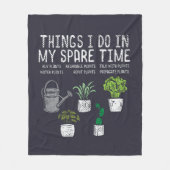 Couverture Polaire Gardener Plante intérieur Activités de temps libre (Devant)