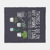 Couverture Polaire Gardener Plante intérieur Activités de temps libre (Devant (Horizontal))