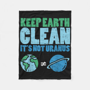 Couverture Polaire Garder La Terre Nettoyer Son Pas Uranus Chemise Dr