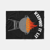 Couverture Polaire Garder Lit Funny Grilling Barbecue (Devant (Horizontal))