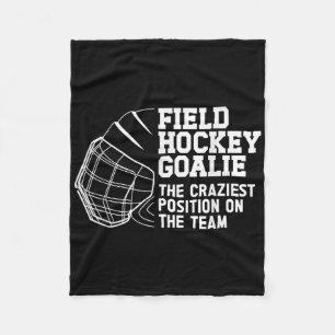 Couverture Polaire Gardien de but drôle de hockey sur gazon Gardien d