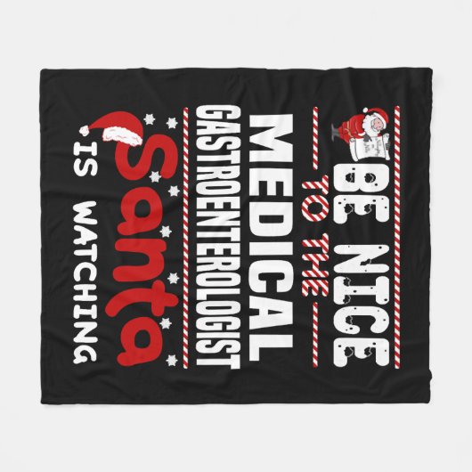 Couverture Polaire Gastroentérologue Médicale (Devant (Horizontal))