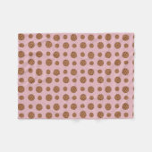 Couverture Polaire Gâteaux aux pépites de chocolat très rose-clair (Devant (Horizontal))