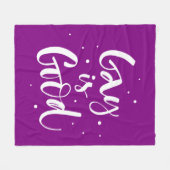 Couverture Polaire Gay est bon (Devant (Horizontal))