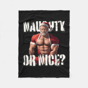 Couverture Polaire Gay Xmas Musee Papa Bear Nice Père Noël Pride Lgbt