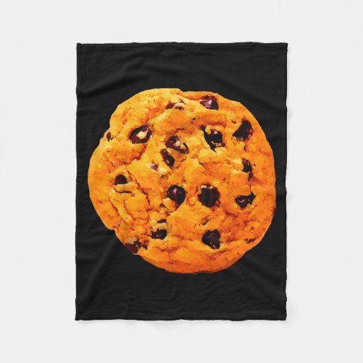 Couverture Polaire Géant cookie aux pépites de chocolat (Devant)