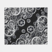 Couverture Polaire Gears en argent vapeur (Devant (Horizontal))