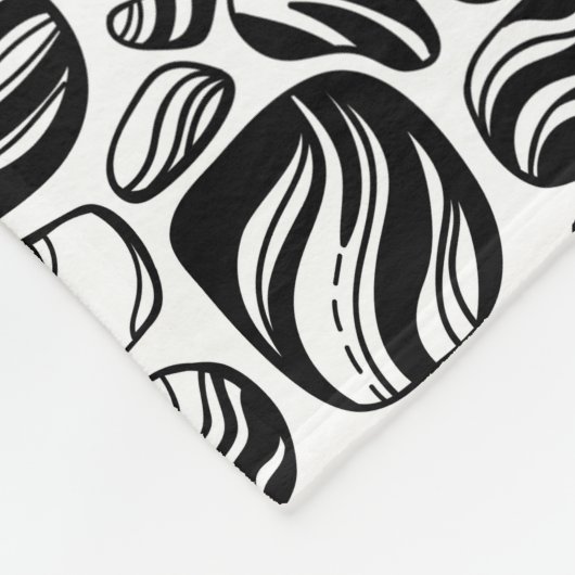 Couverture Polaire Gecko et galets (Coin)