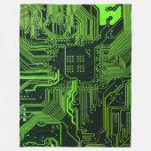Couverture Polaire Geek de la carte de circuit électronique Nerd PCB (Devant)