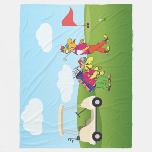 Couverture Polaire Geezer Golf Fleece Blanket (Devant)