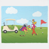 Couverture Polaire Geezer Golf Fleece Blanket (Devant (Horizontal))