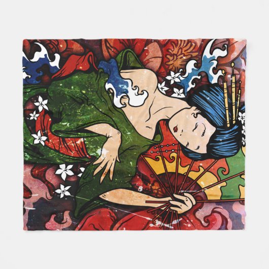 Couverture Polaire Geisha (Devant (Horizontal))