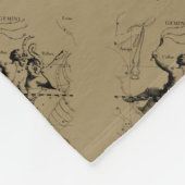 Couverture Polaire Gemini Constellation Map Hevelius vers 1690 (Coin)
