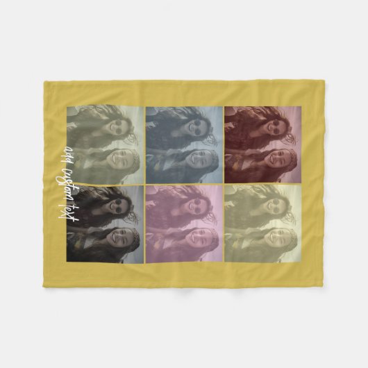 Couverture Polaire Générateur d'art pop - Ajouter 1 filtre automatiqu (Devant (Horizontal))