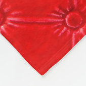 Couverture Polaire Gênes red leather upholstery. (Coin)