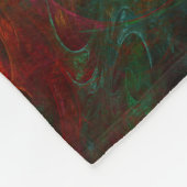 Couverture Polaire Genesis Green Art Abstrait (Coin)