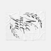 Couverture Polaire Gentil de vous rencontrer (Devant (Horizontal))