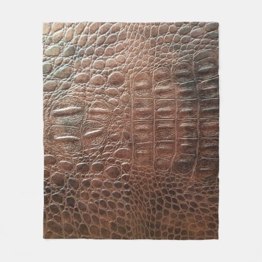 Couverture Polaire Genuine leather texture backgroundr close-up, embo (Devant)