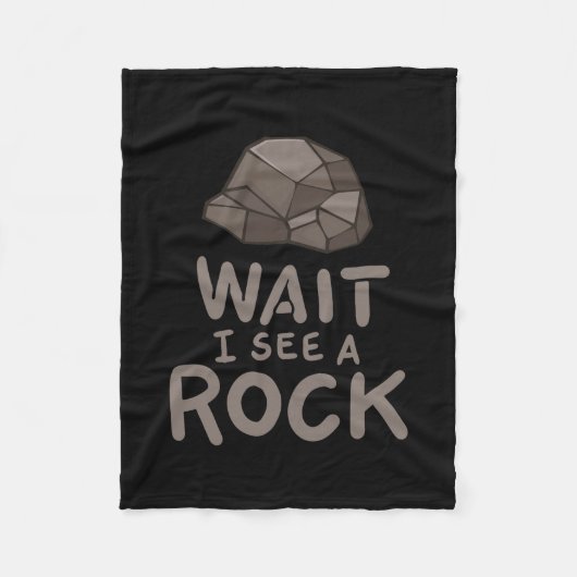 Couverture Polaire Géologie - Attends De Voir Un Rocher (Devant)