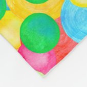 Couverture Polaire Geometric Magical abstract color art (Coin)