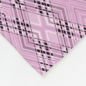 Couverture Polaire Geometric pattern retro pink diamonds (Coin)