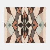 Couverture Polaire Geometric Symphony: Balance in blankets  (Devant (Horizontal))