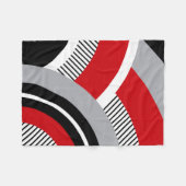 Couverture Polaire Géométrie colorée (Devant (Horizontal))