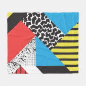 Couverture Polaire Géométrie moderne : Style Abstrait sans couture (Devant (Horizontal))