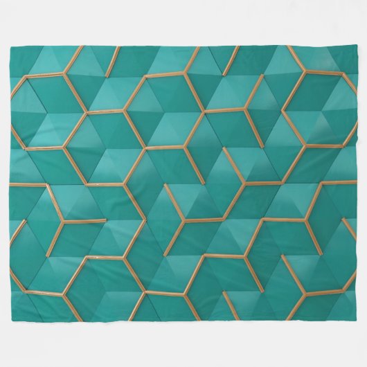 Couverture Polaire géométrique (Devant (Horizontal))