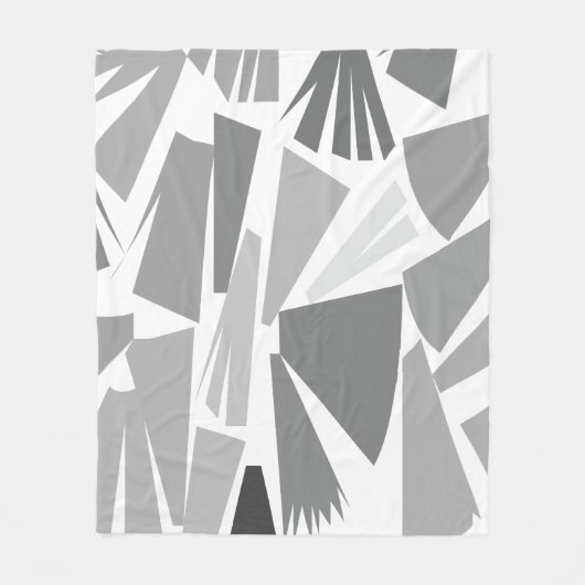 Couverture Polaire Géométrique Abstraite (Devant)