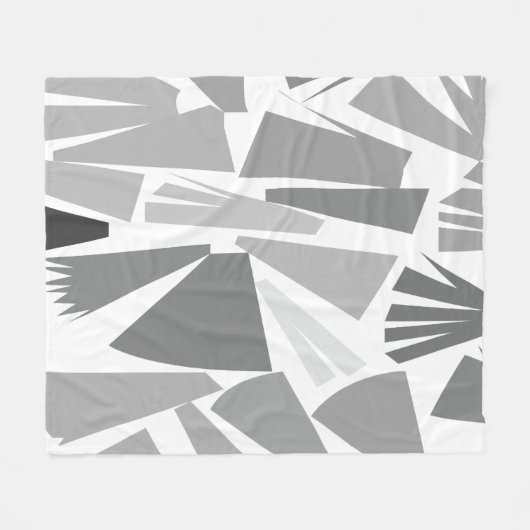 Couverture Polaire Géométrique Abstraite (Devant (Horizontal))