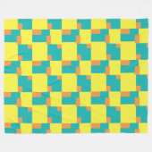 Couverture Polaire Géométrique Abstraite 020515 (Devant (Horizontal))