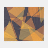 Couverture Polaire Géométrique, cool, tendance, moderne, triangles si (Devant (Horizontal))
