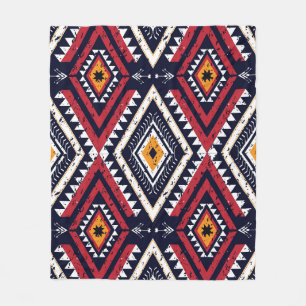 Couverture Polaire Géométrique Ethnique Oriental : Traditionnelle San