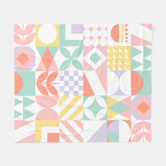 Couverture Polaire géométrique n° 32 (Devant (Horizontal))