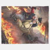 COUVERTURE POLAIRE GEORGE WASHINGTON DÉFAIT LES BRITANNIQUES (Devant (Horizontal))