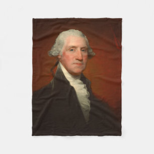 Couverture Polaire George Washington Portrait