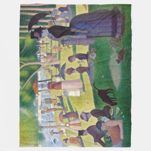 Couverture Polaire Georges Seurat - Un dimanche sur La Grande Jatte (Devant)